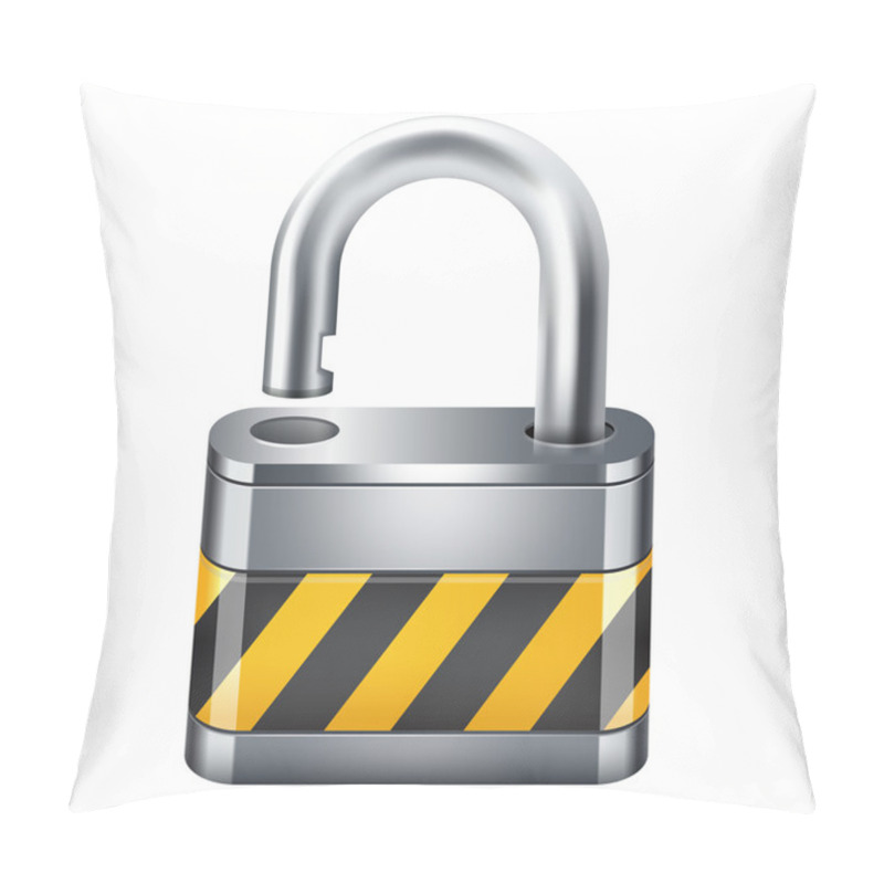 Personality  Open Padlock Icon Pillow Covers