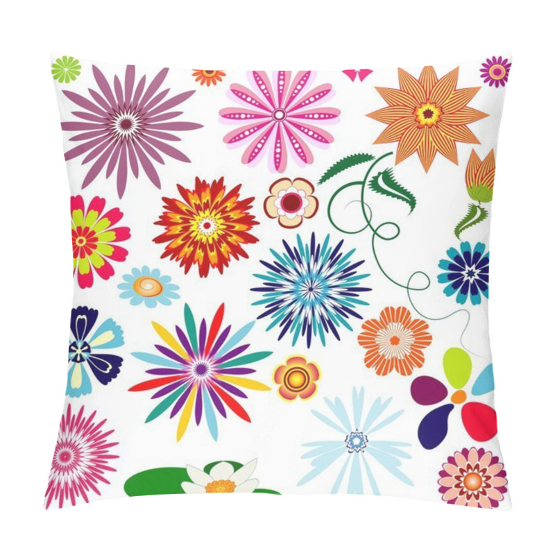 Personality  Collection Abstract Flowers Pillow Covers