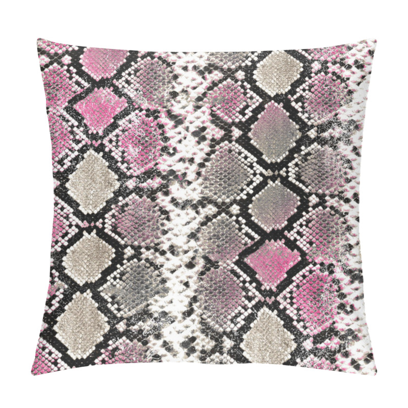 Personality  Seamless Animal Snake Skin Ready For Textile Prints. Pillow Covers