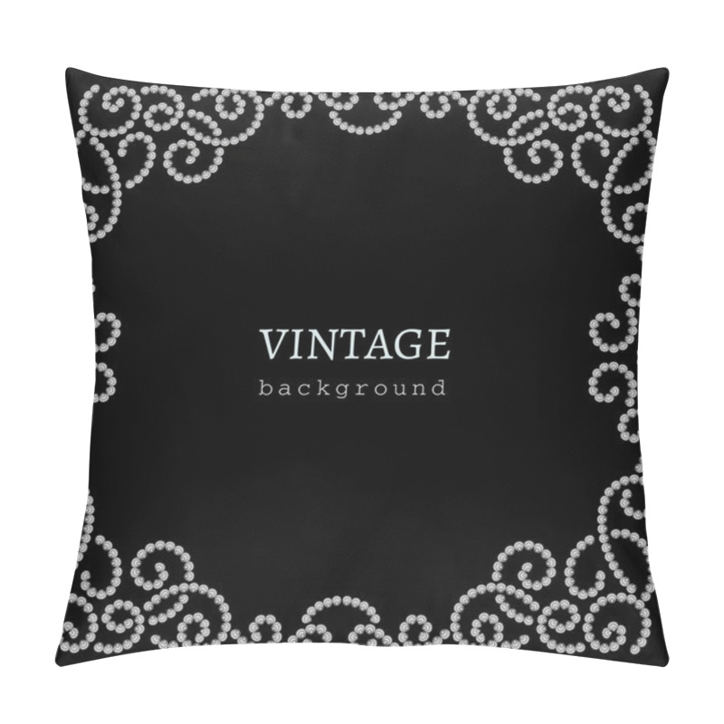 Personality  Square Dotted Jewelry Frame Pillow Covers