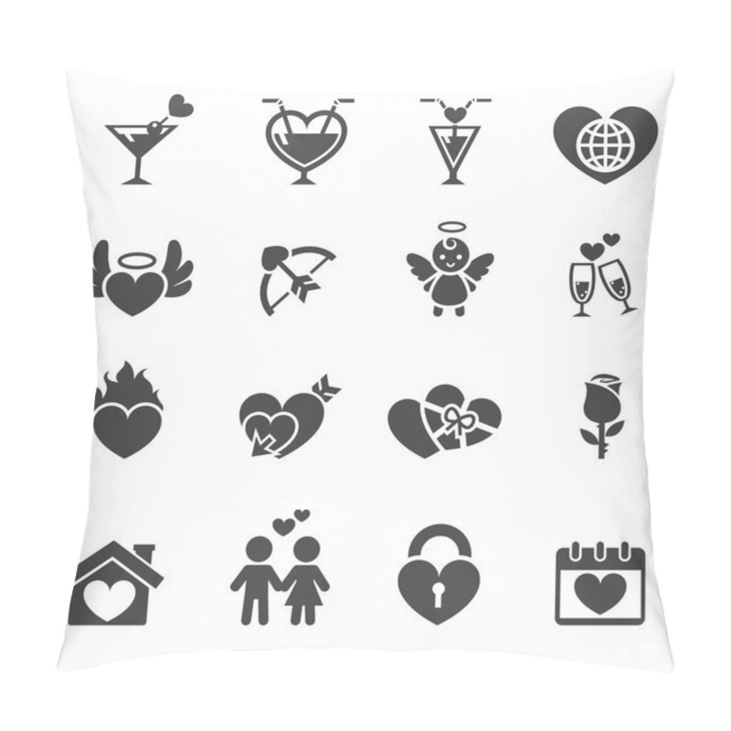 Personality  Love Icon Pillow Covers