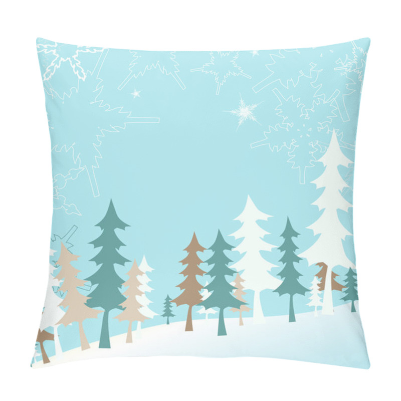 Personality  Nature Tree With Pine Tree Pillow Covers