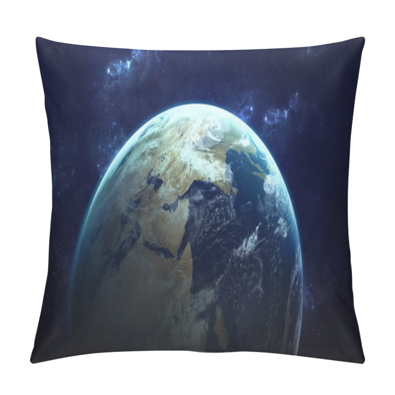 Personality  High Resolution Planet Earth View. The World Globe From Space In A Star Field Showing The Terrain And Clouds. Elements Of This Image Are Furnished By NASA Pillow Covers