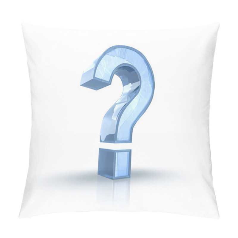 Personality  Ice Question Mark Pillow Covers