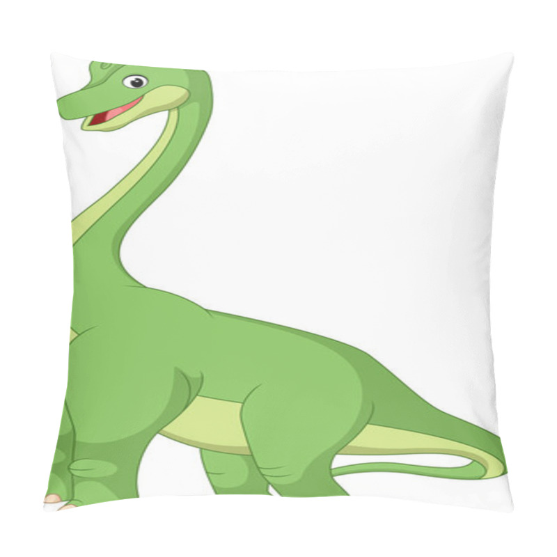 Personality  Cute Cartoon Brachiasaurus Pillow Covers