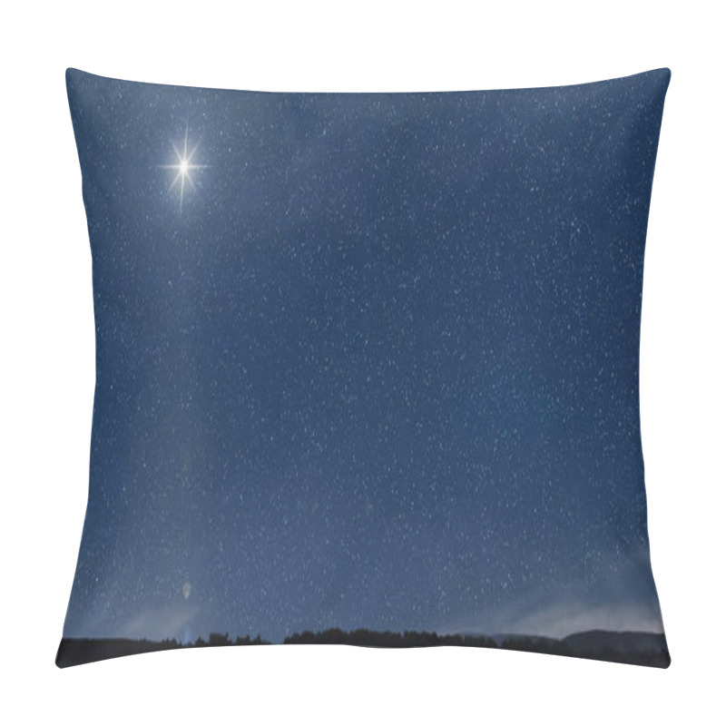 Personality  The Star Shines Over The Manger Of Jesus Christ, Christmas Sky, Starry Night Pillow Covers