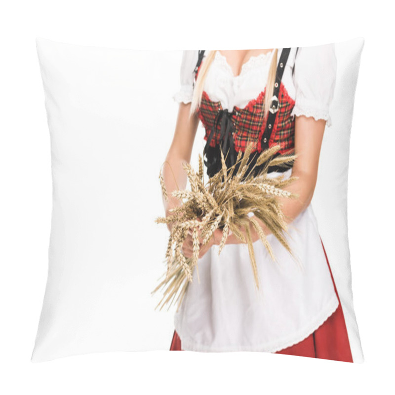 Personality  Girl With Wheat Ears  Pillow Covers