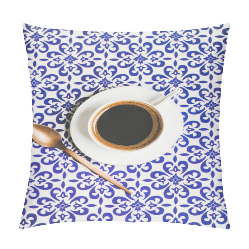 Personality  Cup Of Black Coffee Pillow Covers