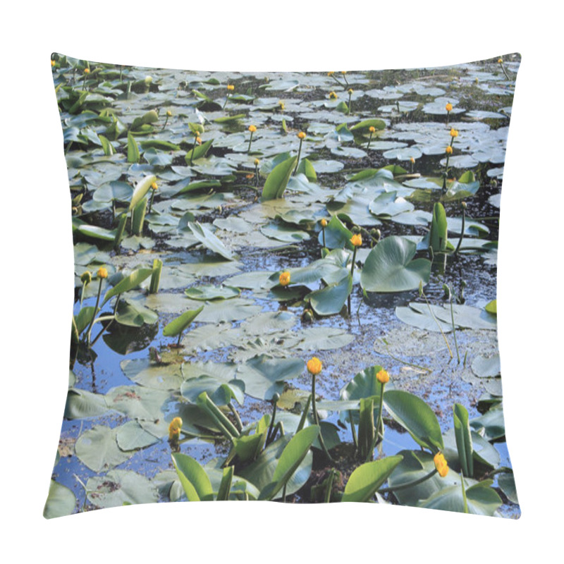 Personality  Yellow Water Lily Pillow Covers