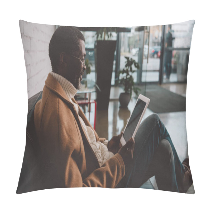 Personality  Man With Tablet Pillow Covers