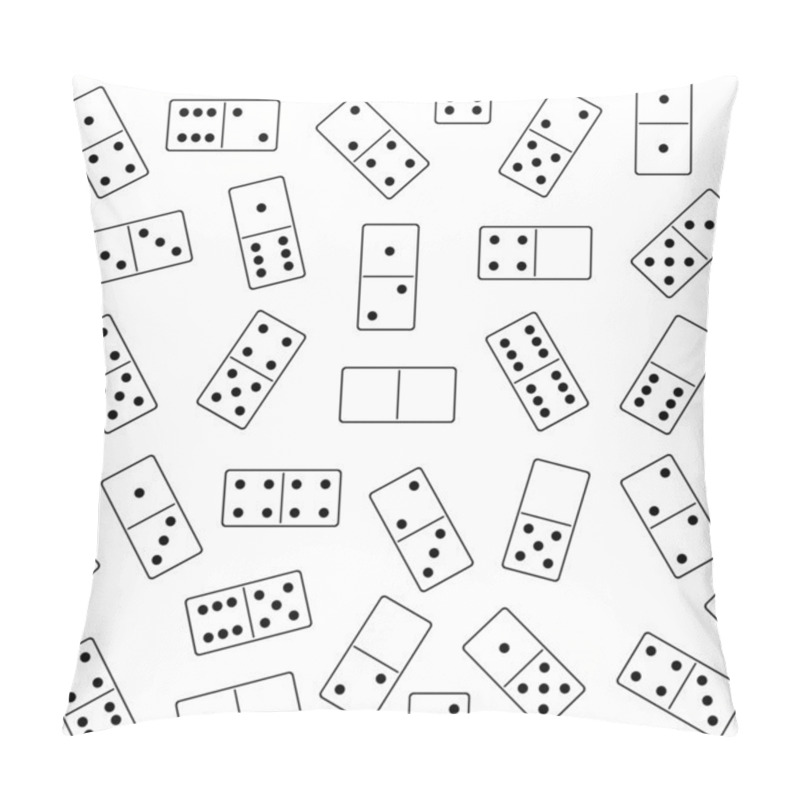 Personality  Seamless Domino Background Pillow Covers