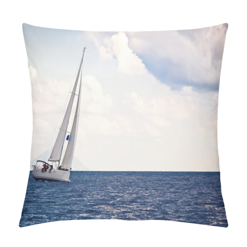 Personality  Sailing Ship Yachts Pillow Covers