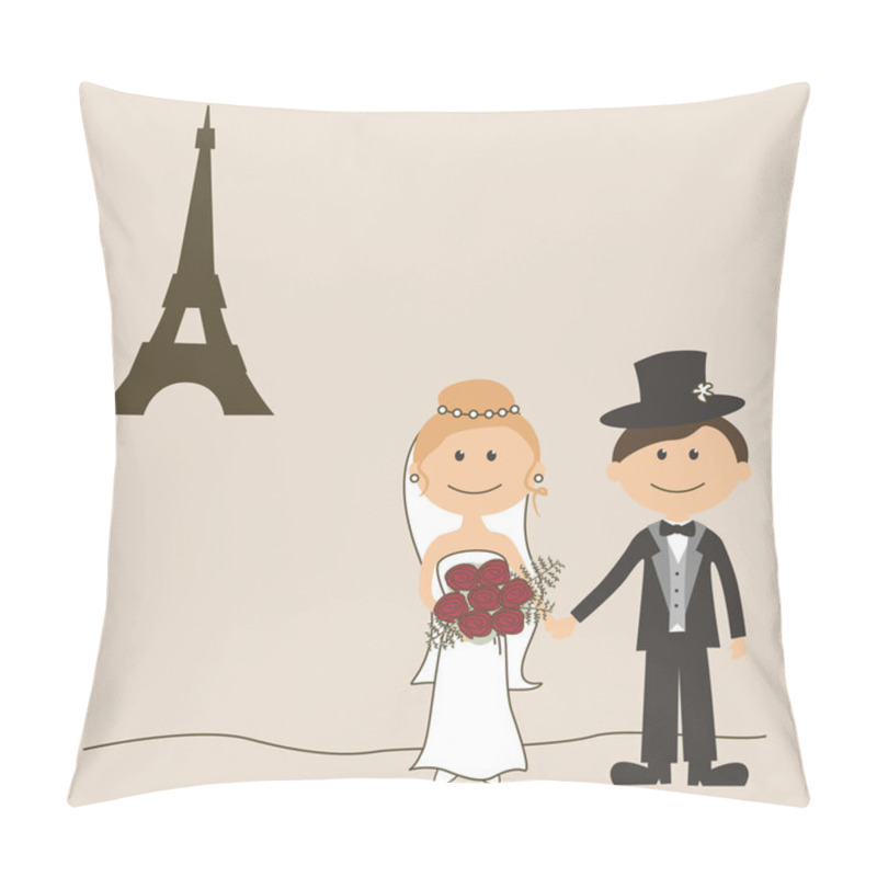 Personality  Wedding Invitation Card Pillow Covers