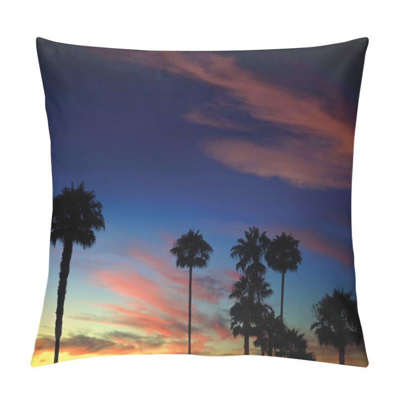 Personality  Palm Tree Sunset Pillow Covers