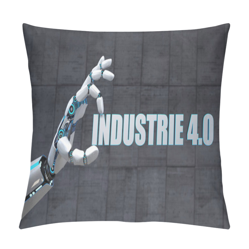 Personality  German Text Industrie 4.0, Translate Industry 4.0 Pillow Covers