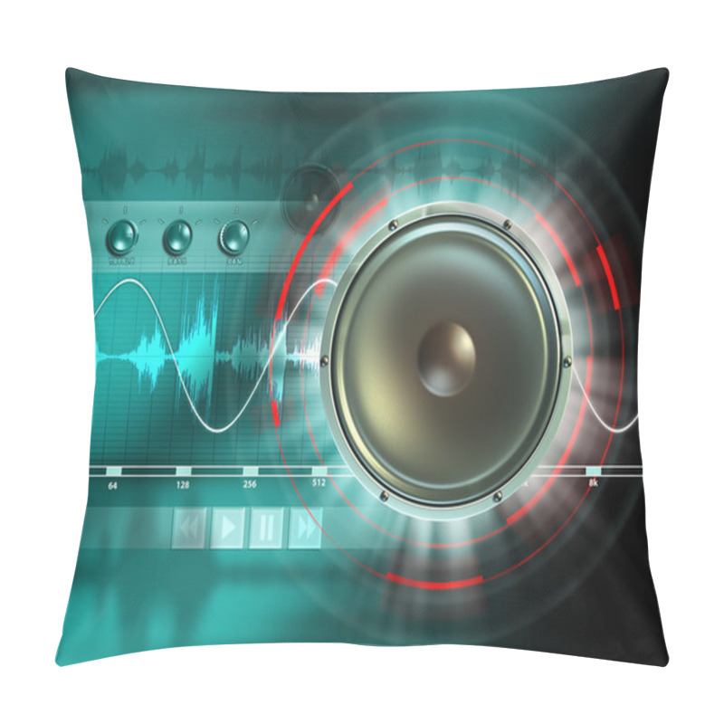 Personality  Digital Audio Pillow Covers