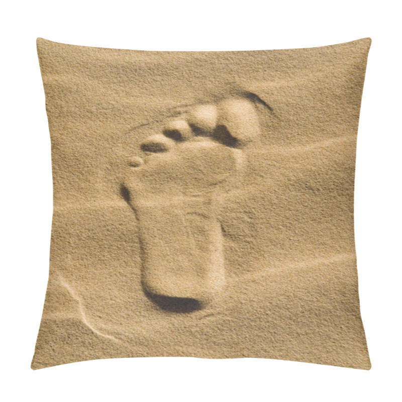 Personality  Footprint In The Sand Pillow Covers