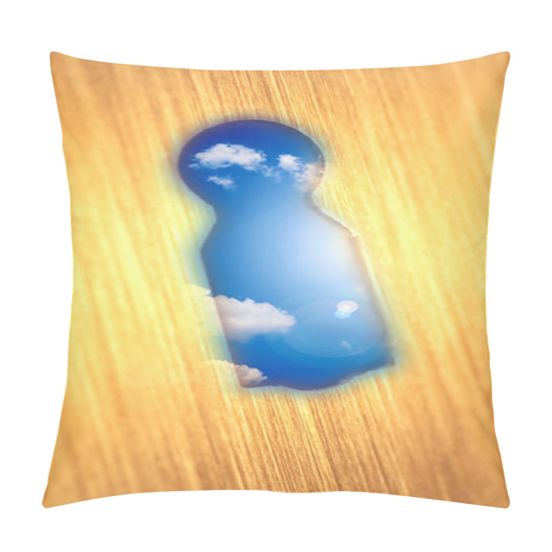 Personality  Keyhole To Heaven Pillow Covers