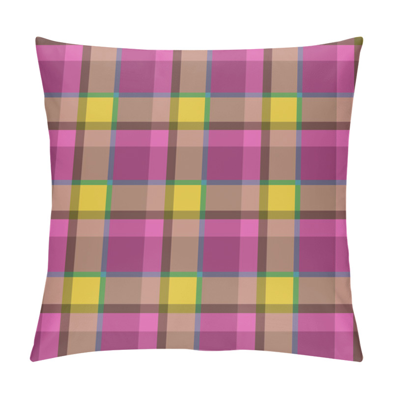 Personality  Plaid Background Pillow Covers