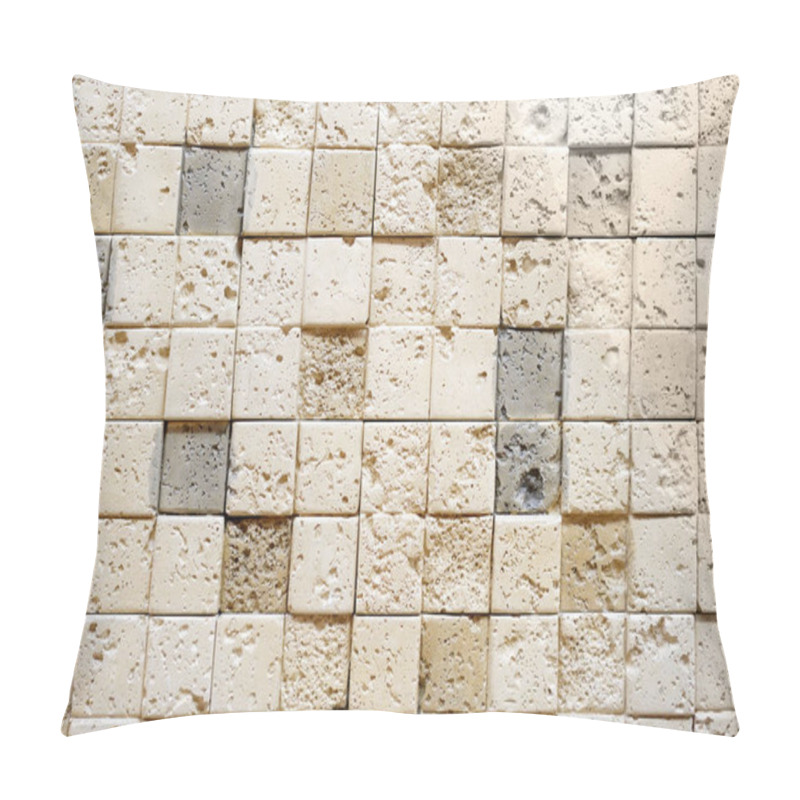 Personality  Decorative Stone Mosaic Background Texture Pillow Covers