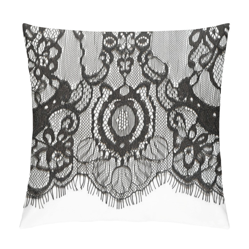 Personality  Black Lace Edge Pillow Covers