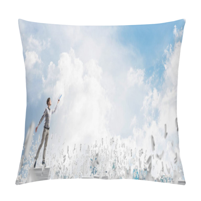 Personality  Man In Casual Wear Pillow Covers