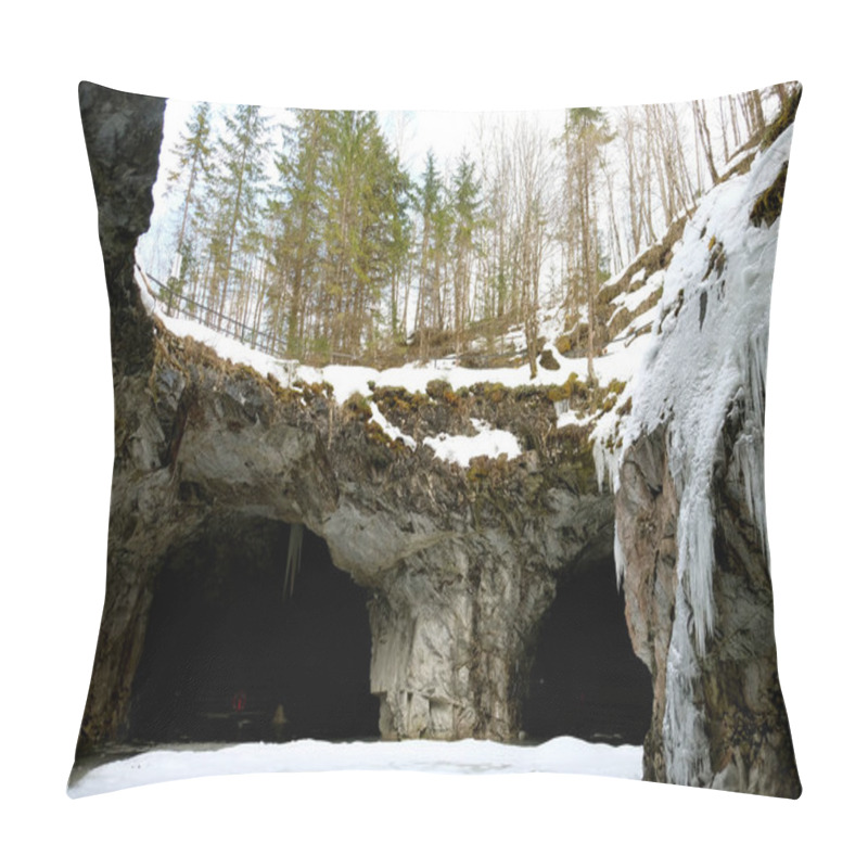 Personality  Marble Quarry In Ruskeala. Karelia. Russia. Ruskeala. Underground Cave. Pillow Covers