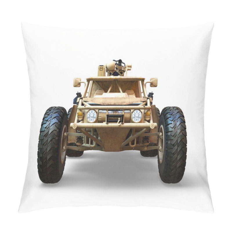 Personality  3D CG Rendering Of A Buggy Car Pillow Covers