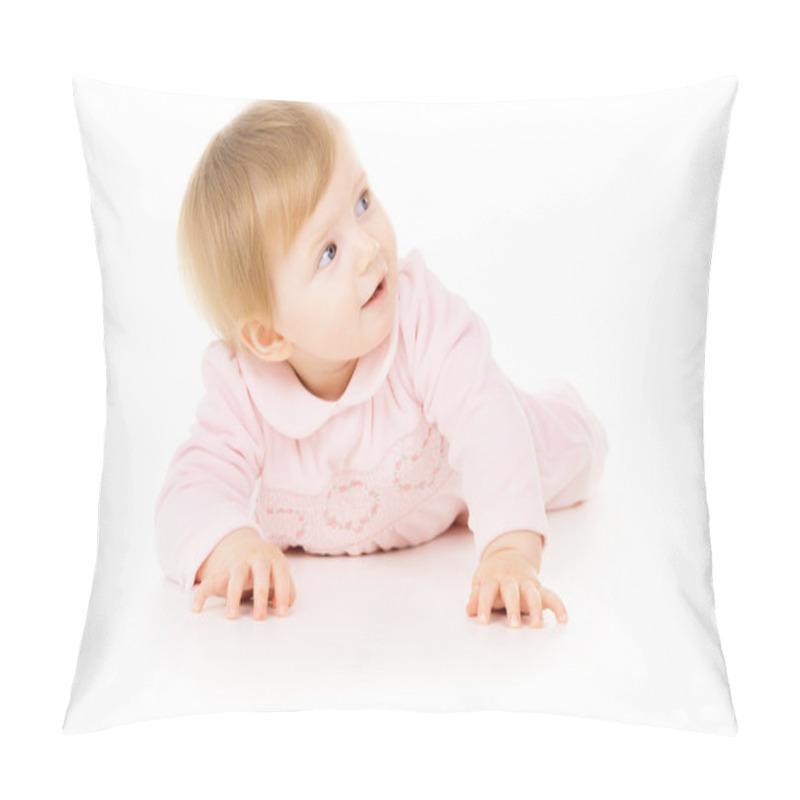 Personality  Pretty Little Baby Learns To Crawl Pillow Covers