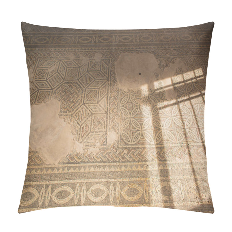 Personality  Ancient Mosaics In House Of Theseus Pillow Covers