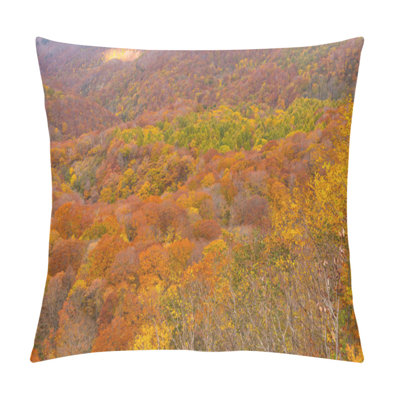 Personality  Autumn Landscape In Japanese Mountains Pillow Covers