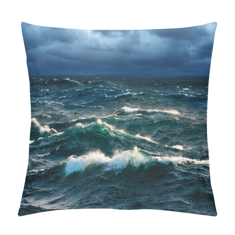 Personality  Rising Storm At High Seas Pillow Covers