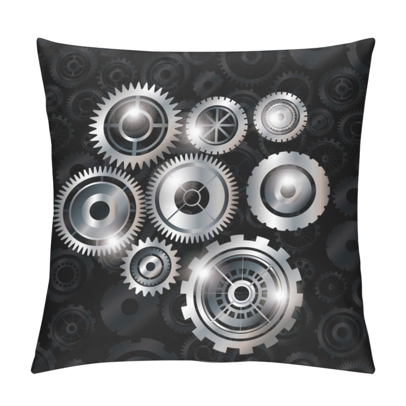 Personality  Gears Design Pillow Covers