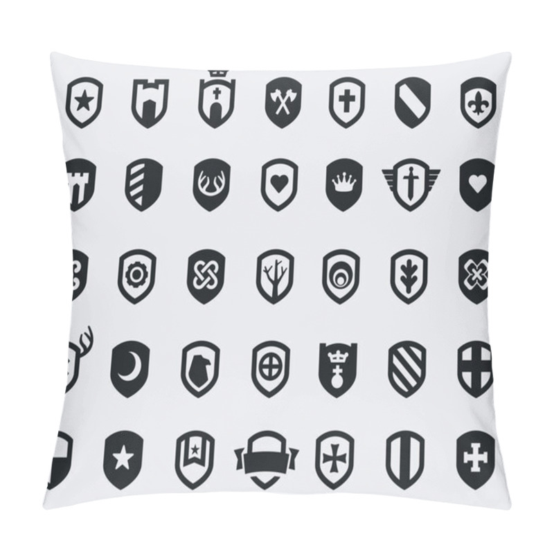 Personality  Shield Icons Pillow Covers