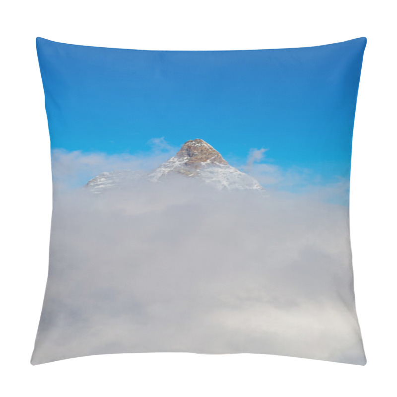 Personality  Matterhorn Peak Above Clouds Pillow Covers