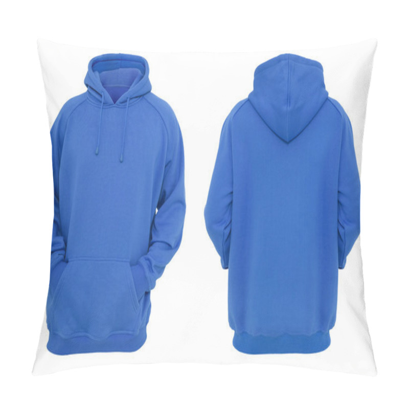 Personality  Blue Hoodie Design Pillow Covers