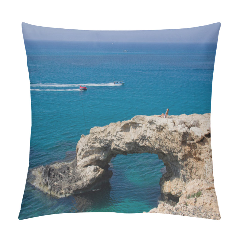 Personality  Bridge Lovers, The Mediterranean Sea, Cyprus Pillow Covers