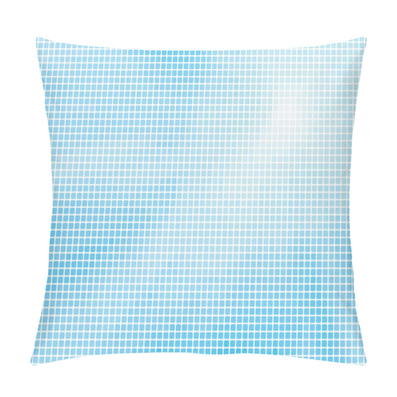 Personality  Blue Abstract Mosaic Background Pillow Covers