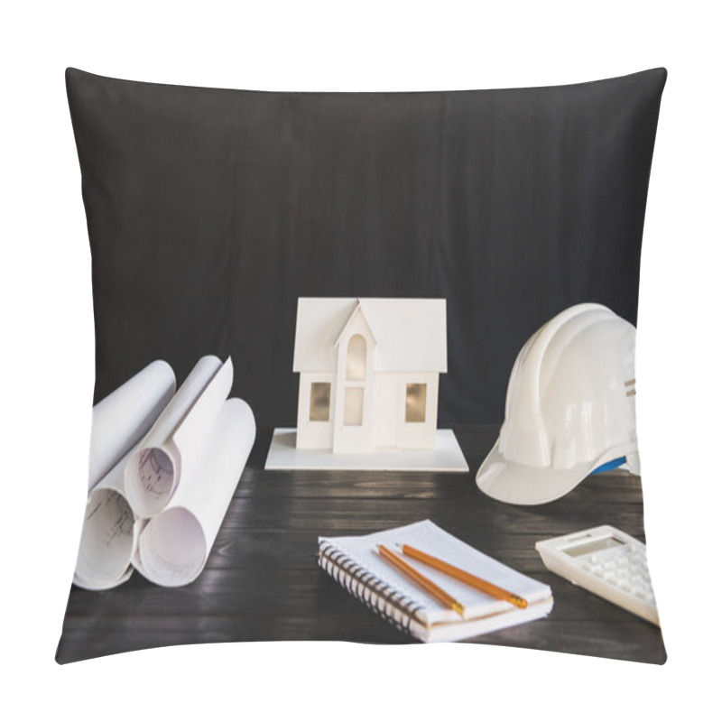 Personality  House Model And Architecture Equipment Pillow Covers