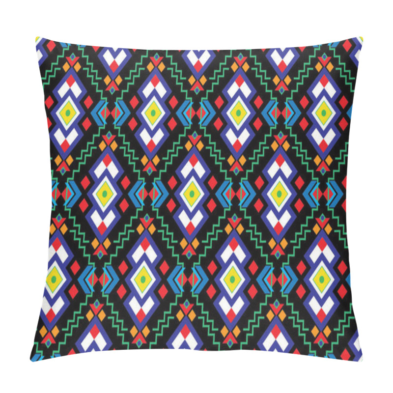 Personality  Ethnic-style Seamless Vector Pattern. Tribal Motif On A Geometric Background. Printing Ornaments For Paper, Wallpaper, Covers, Textiles, Fabric, Apparel, And Other Materials Pillow Covers