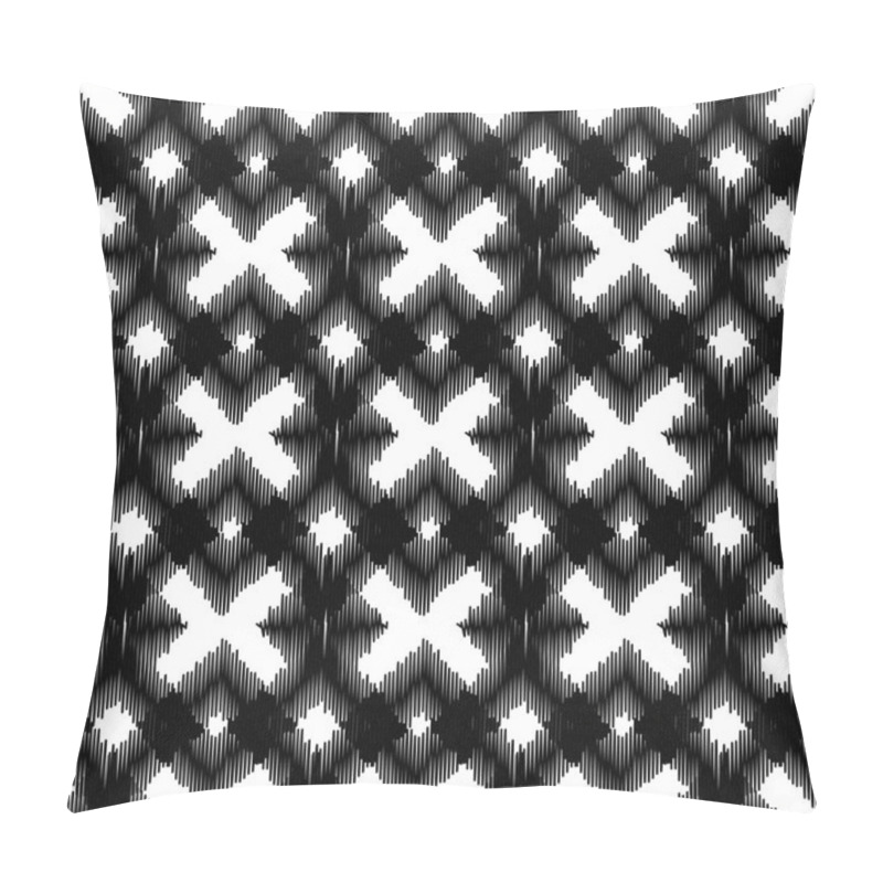 Personality  Seamless Scribble Pattern Pillow Covers