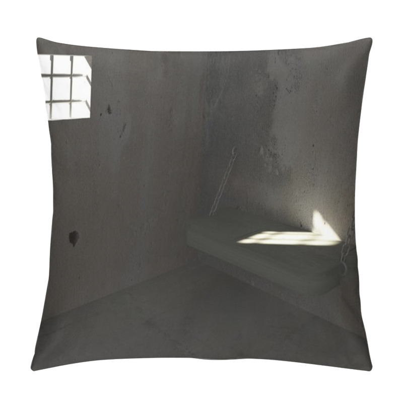 Personality  Prison. Old Grunge Interior Pillow Covers