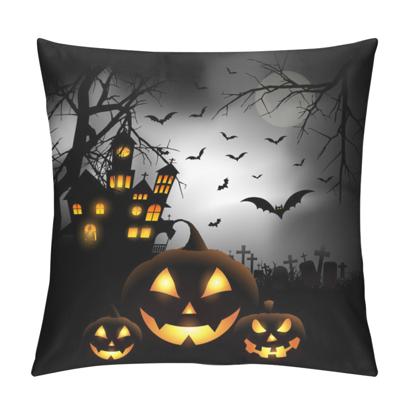 Personality  Halloween Background Pillow Covers