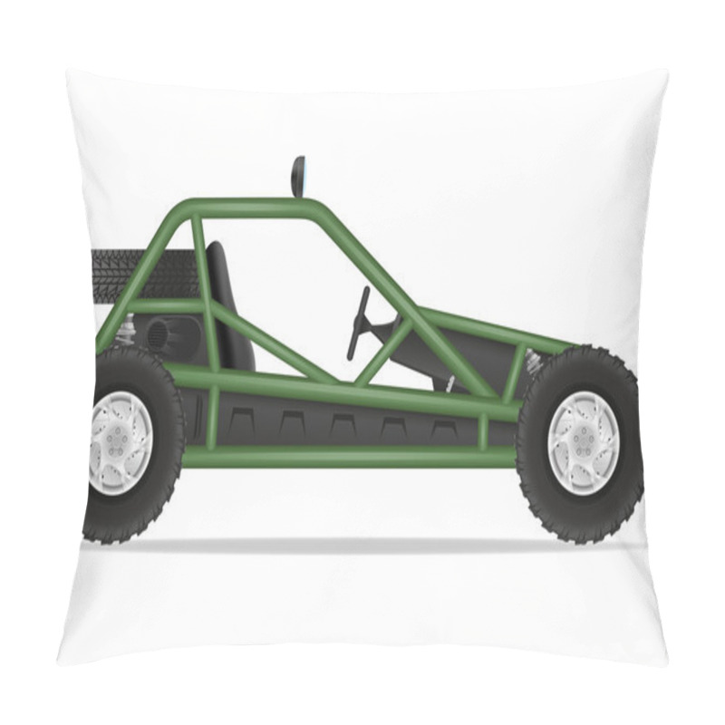 Personality  Atv Car Buggy Off Roads Vector Illustration Pillow Covers