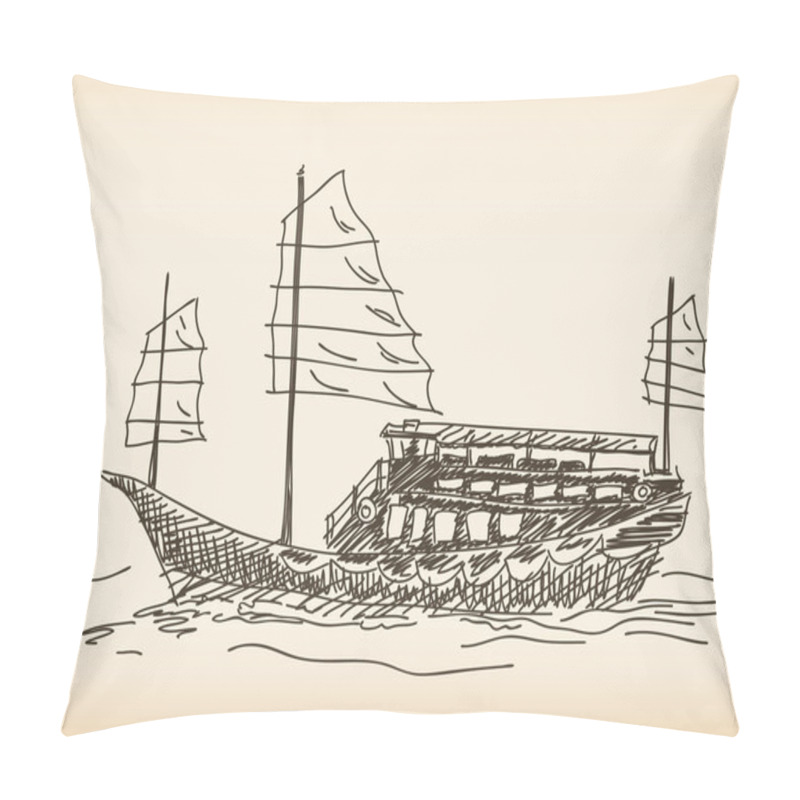 Personality  Ship Pillow Covers