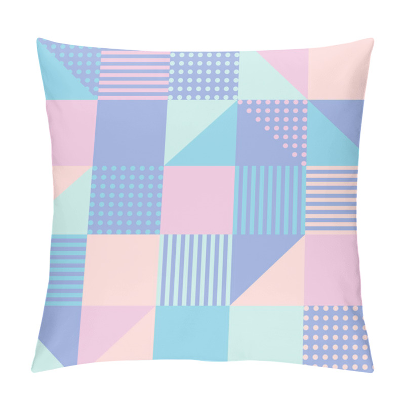 Personality  Scandinavian Squares Pattern Pillow Covers