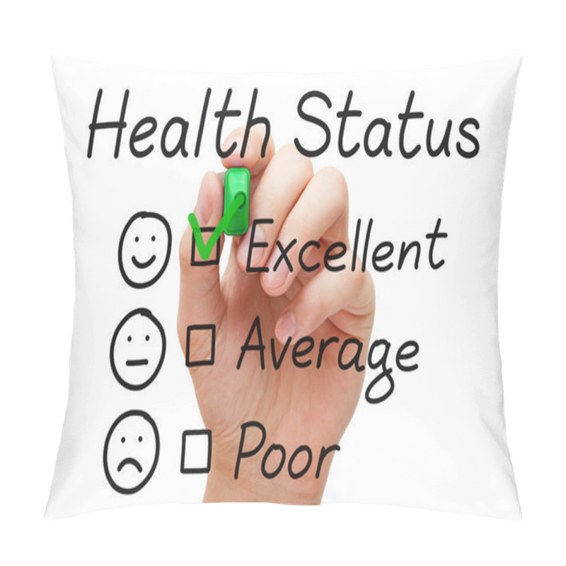 Personality  Excellent Health Status Survey Pillow Covers