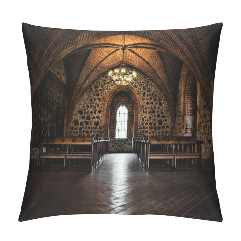 Personality  Castle Room ,medieval Interior, Gothic Hall Pillow Covers