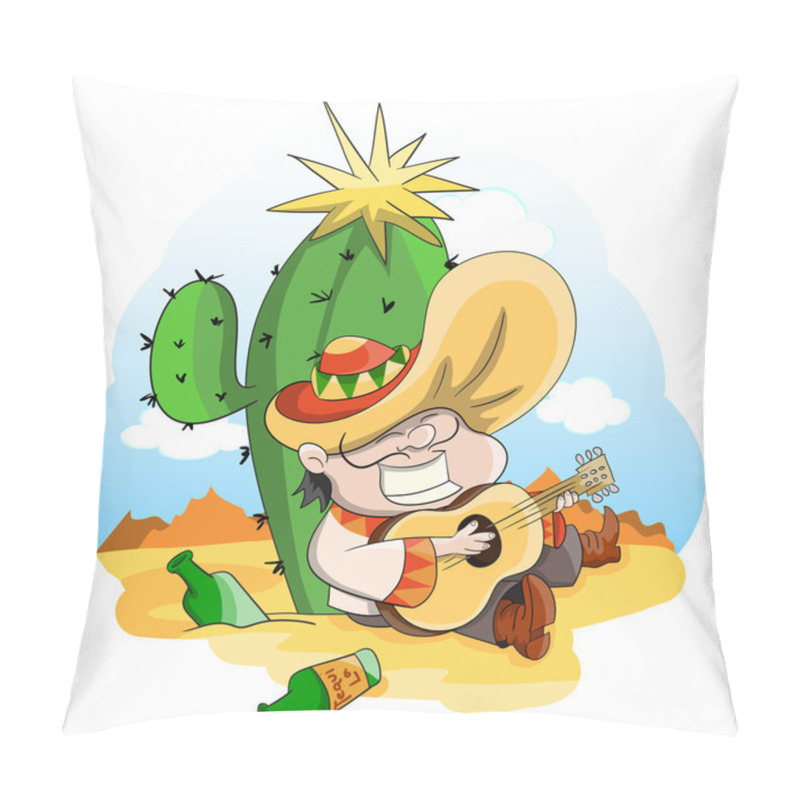 Personality  Cartoon Vector Mexican Pillow Covers