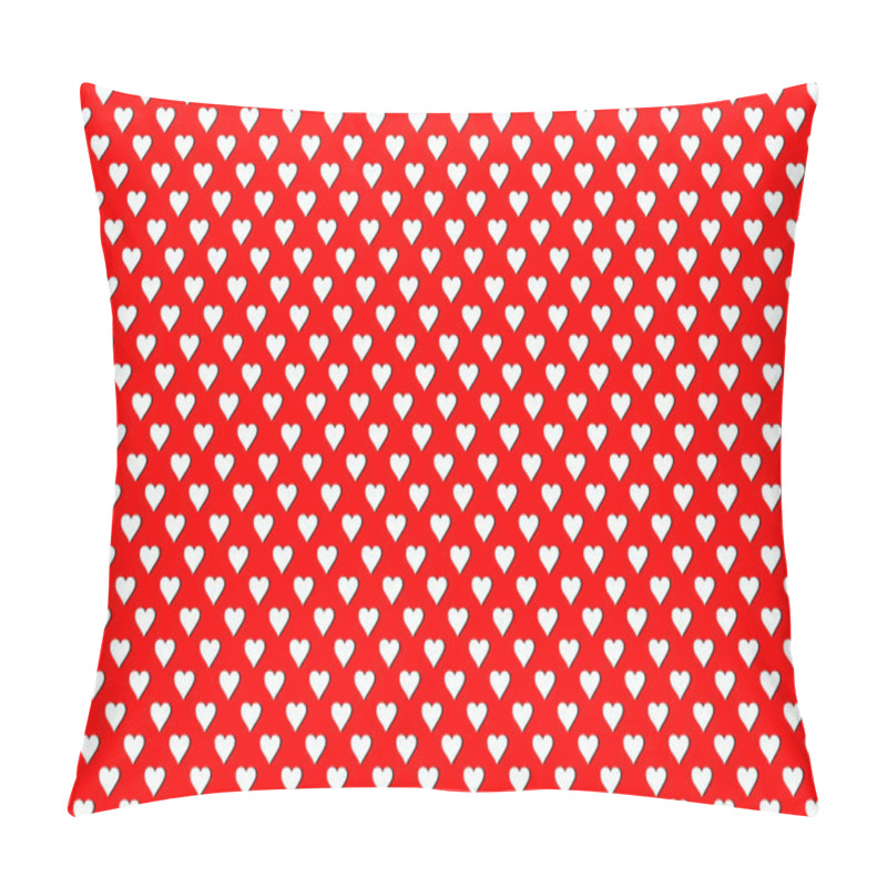 Personality  Valentine S Red Polka Dot Heart Pillow Covers